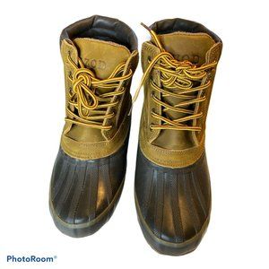 Izod Men's Marsh Tan Ankle Duck Boots Brown Sz 9.5